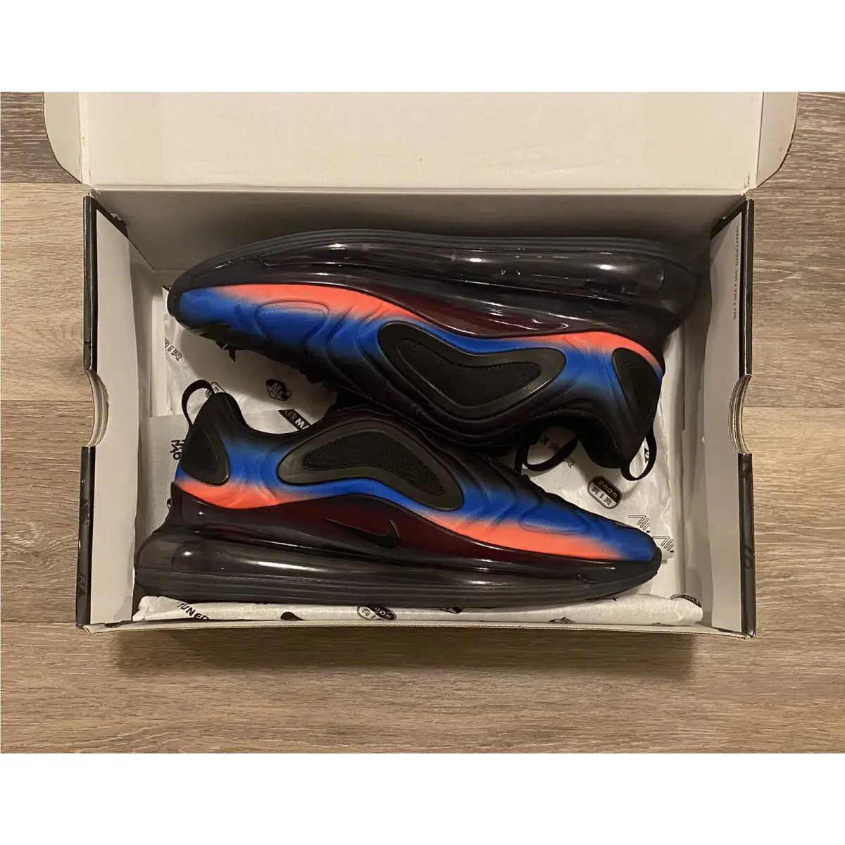 Nike shoes - Nike Air Max 720 - Air Max - AO2924-017 - Black-Racer Blue-Flash Crimson (UPC: 193152116719) 5