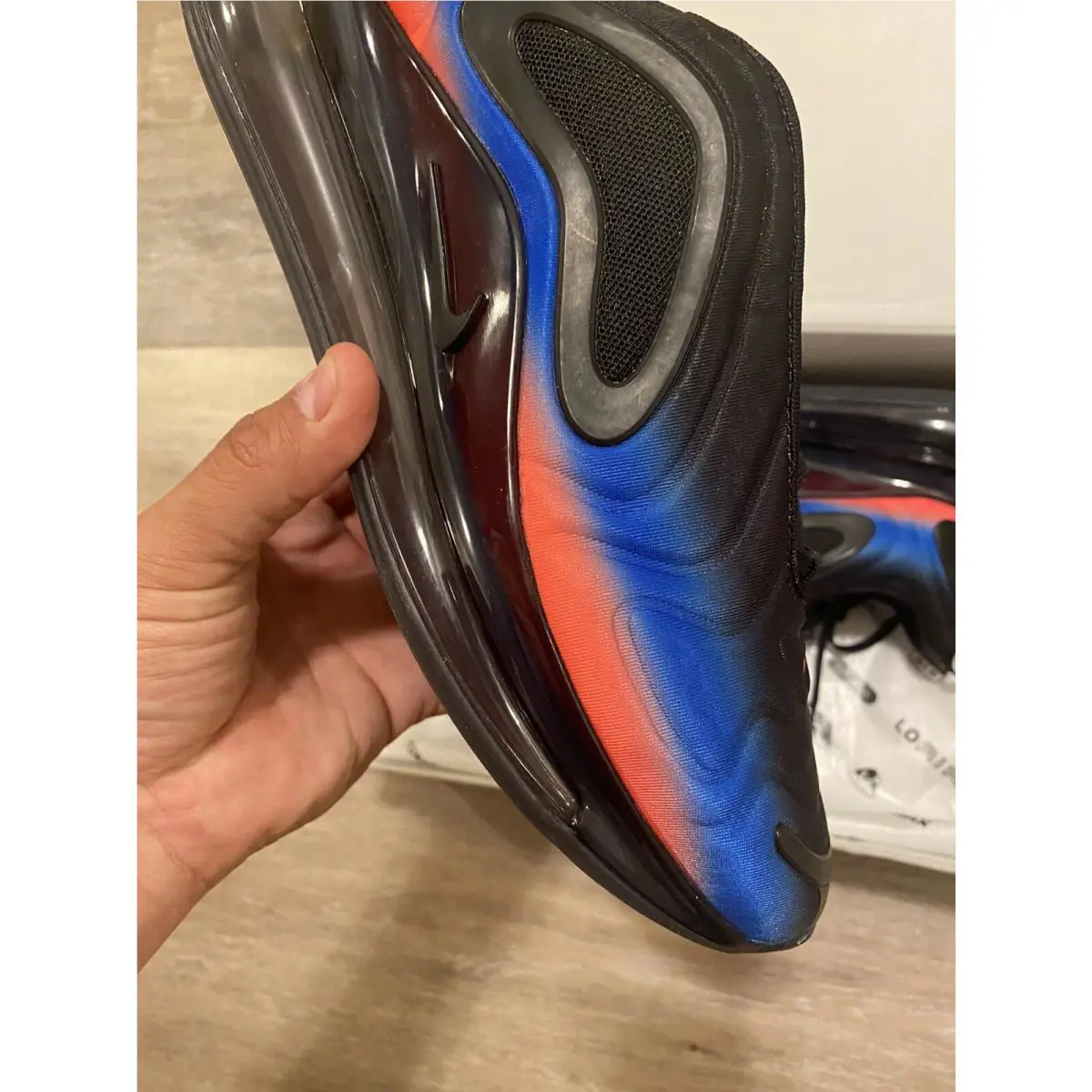 Nike shoes - Nike Air Max 720 - Air Max - AO2924-017 - Black-Racer Blue-Flash Crimson (UPC: 193152116719) 7