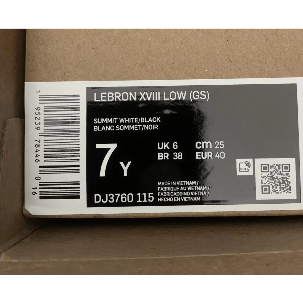 Nike shoes - LeBron 18 - LeBron - Multicolor (UPC: 195239784460) 7