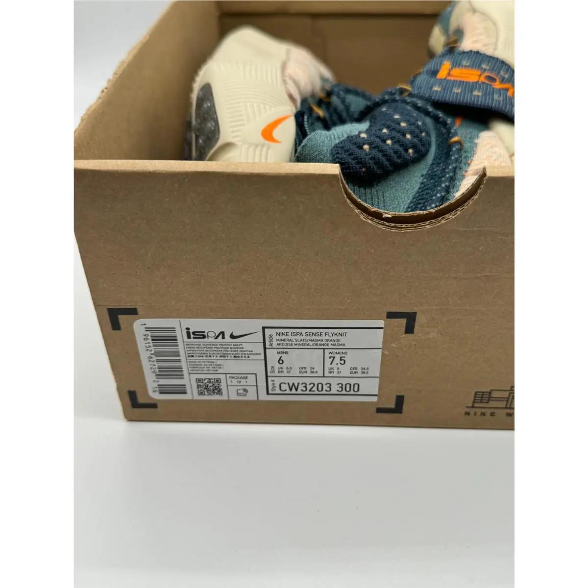Nike shoes - Nike ISPA Sense Flyknit - ISPA Sense Flyknit - CW3203-300 - Multicolor (UPC: 196152627292) 9