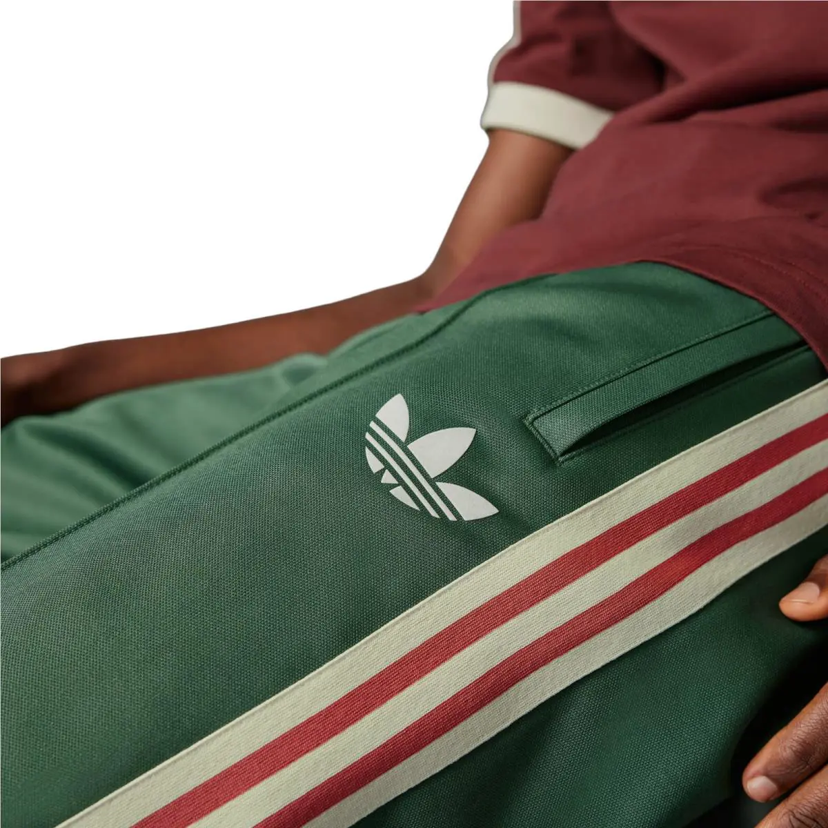 Adidas clothing - Adidas Beckenbauer Mexico Track Pants - Green 3