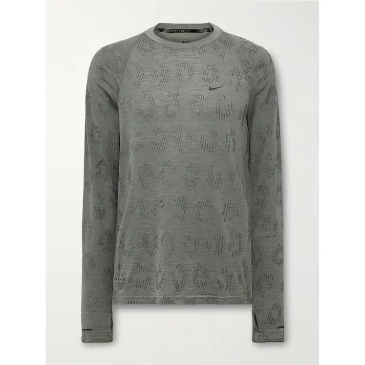 Nike Running Division Therma-fit Adv Gray Longsleeve T-shirt Men`s Xxl