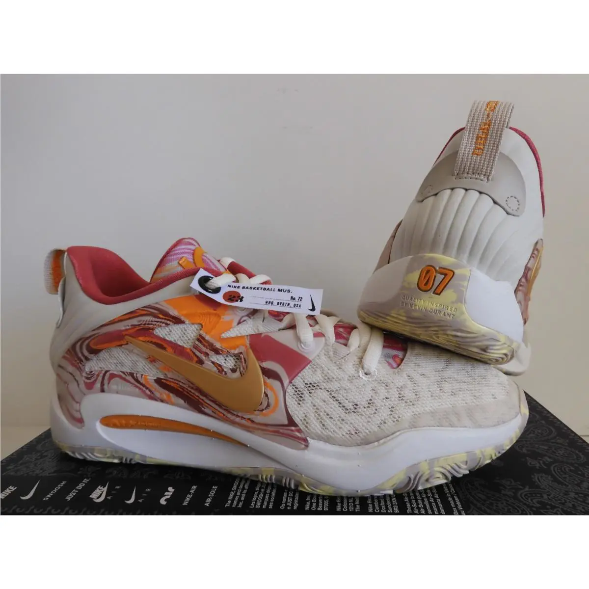 Nike shoes - Nike KD 15 - DV1199-100 - Brown (UPC: 196154139014) 0