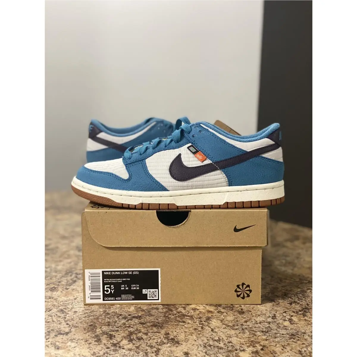 Dunk Low SE Toasty Rift Blue DC9561-400 Size 5.5Y by Nike