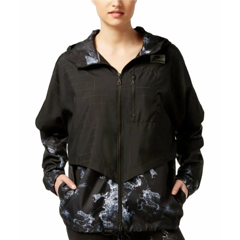 Nike International Printed Windbreaker Black X-large