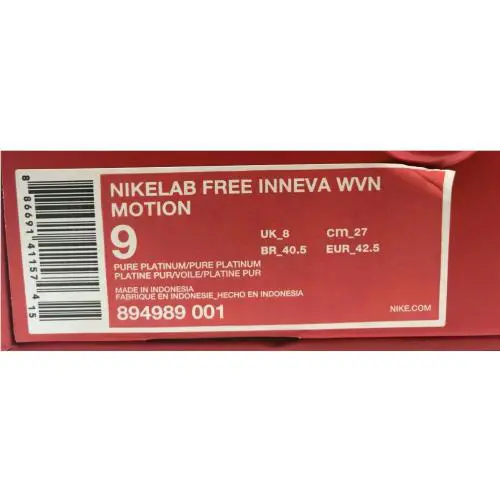 Nike shoes - NikeLab Free Inneva Motion - Lab Free Inneva Motion - Platium/Grey 6