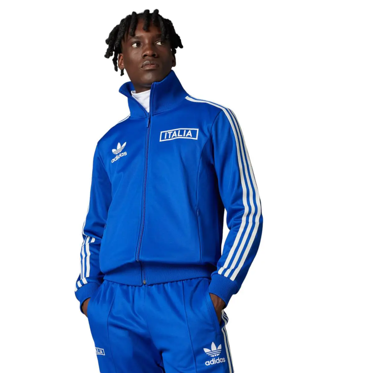 Adidas clothing - Adidas Beckenbauer Italy Track Jacket - Blue 0