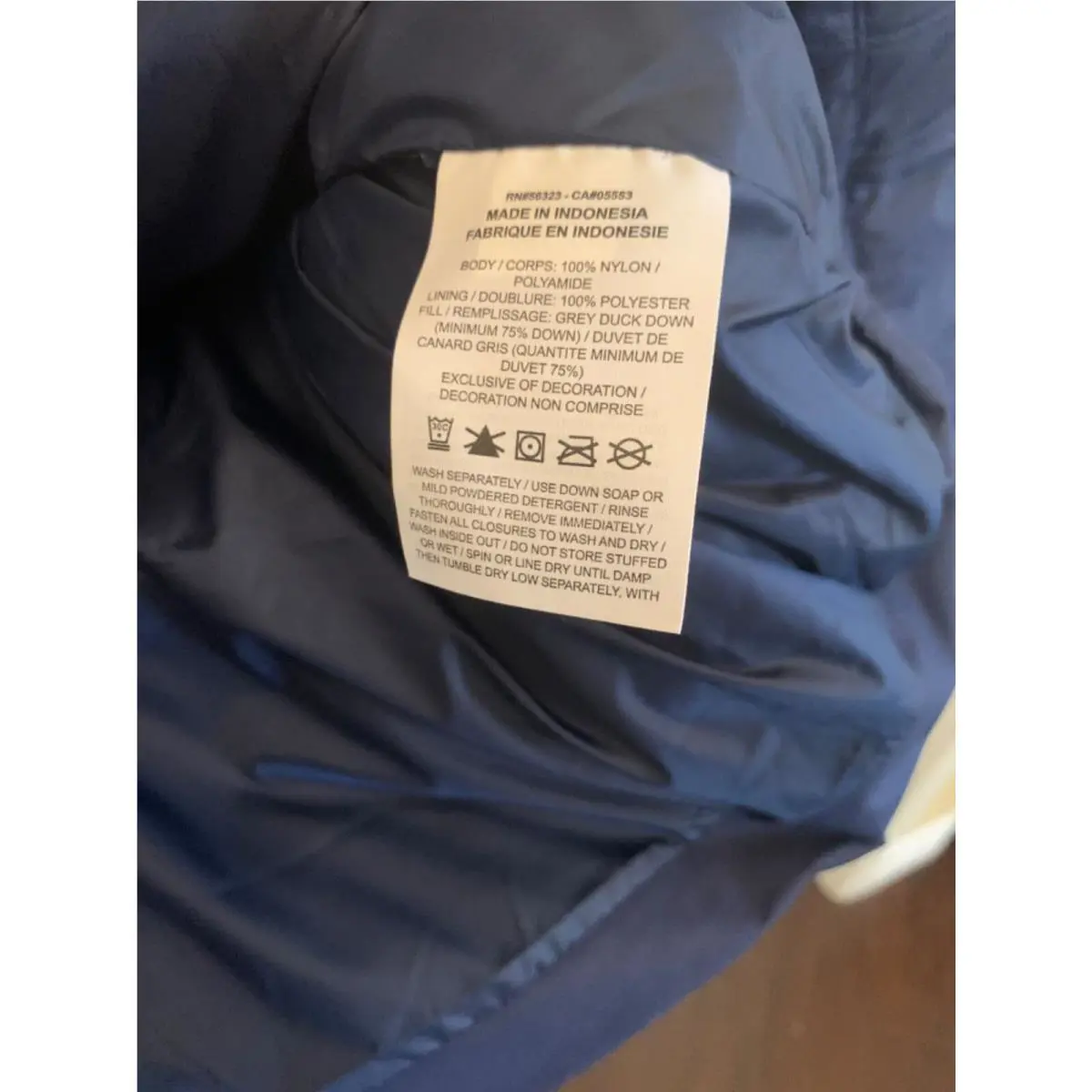Nike clothing - Storm-Fit/Loose Fit/Down Fill - Fill - Blue (UPC: 195239088247) 1