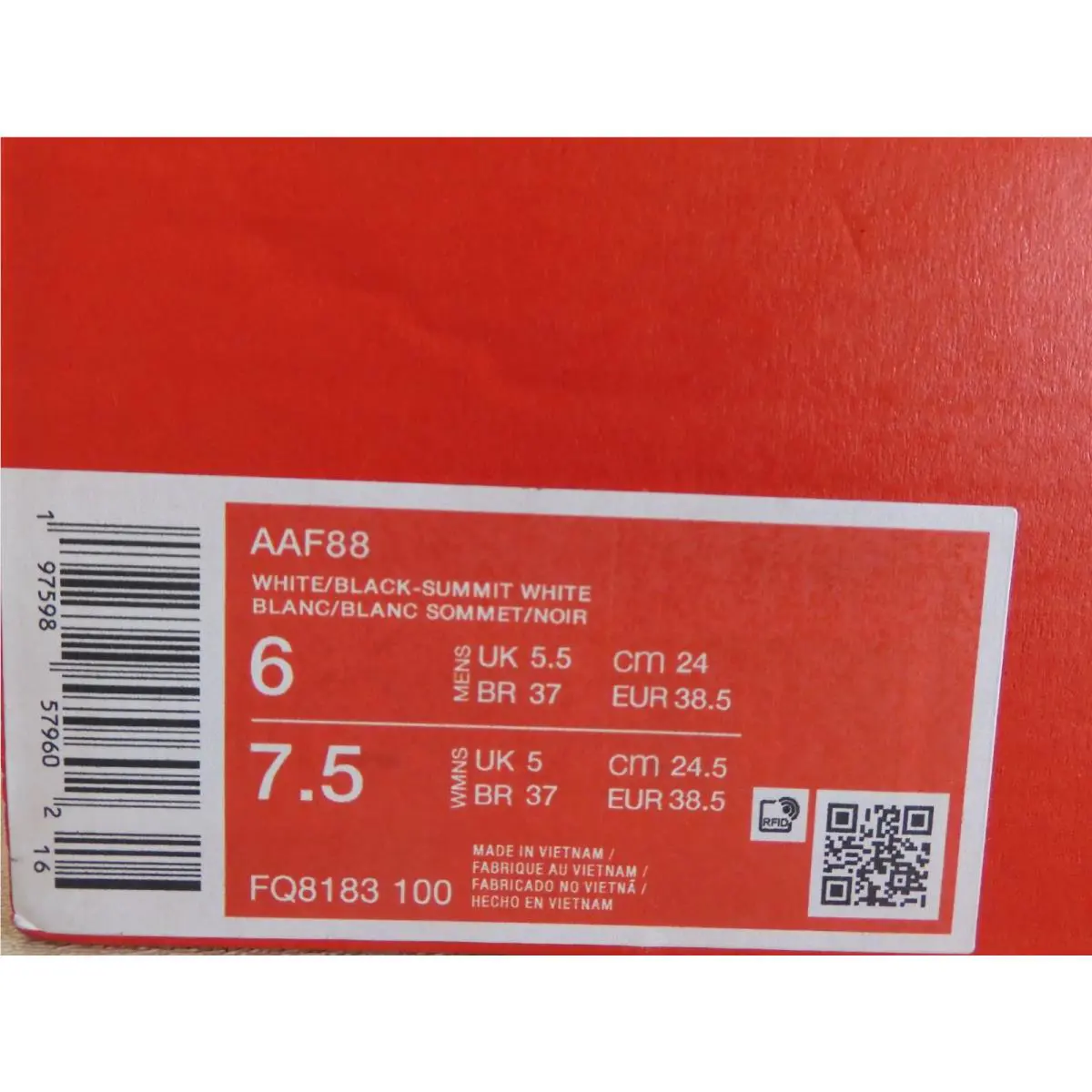 Nike shoes - Nike Alpha Force 88 - Alpha Force - FQ8183-100 - White (UPC: 197598579602) 3