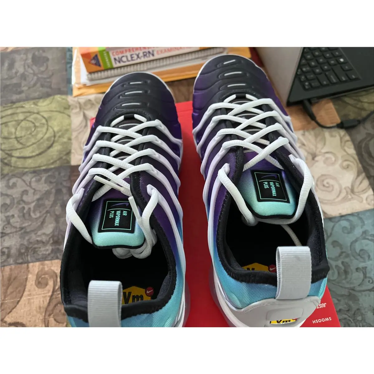 Nike shoes - Nike Air Vapormax Plus - Air Vapormax Plus - 924453-101 - White Fierce Purple 8