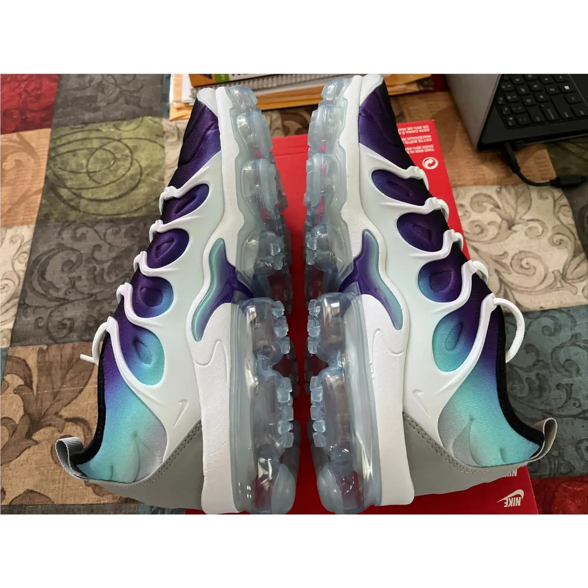 Nike shoes - Nike Air Vapormax Plus - Air Vapormax Plus - 924453-101 - White Fierce Purple 10