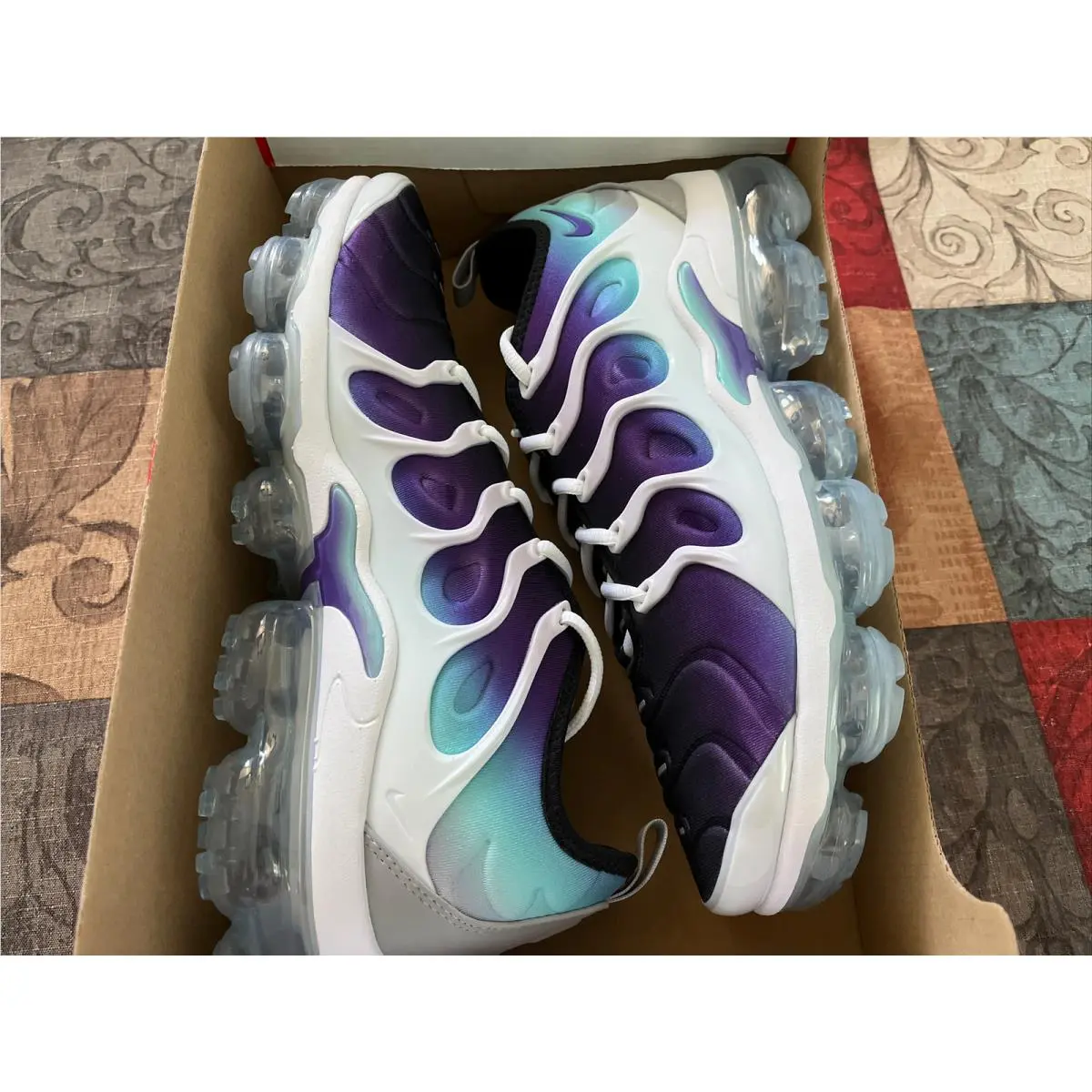 Nike shoes - Nike Air Vapormax Plus - Air Vapormax Plus - 924453-101 - White Fierce Purple 12