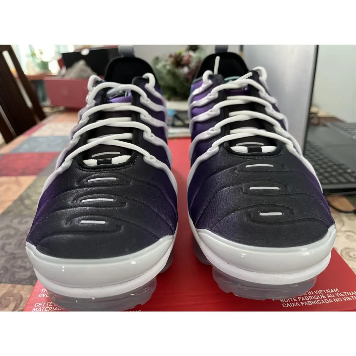 Nike shoes - Nike Air Vapormax Plus - Air Vapormax Plus - 924453-101 - White Fierce Purple 4
