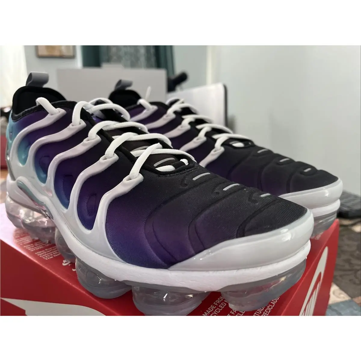 Nike shoes - Nike Air Vapormax Plus - Air Vapormax Plus - 924453-101 - White Fierce Purple 5