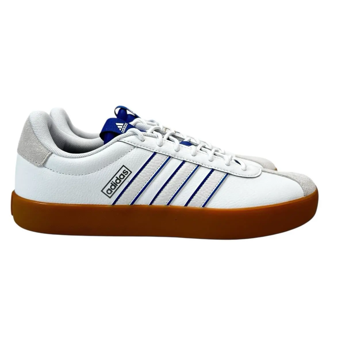 Adidas VL Court 3.0 Cloud White Blue Shoes JP5299 Men`s Size 10 - 11.5