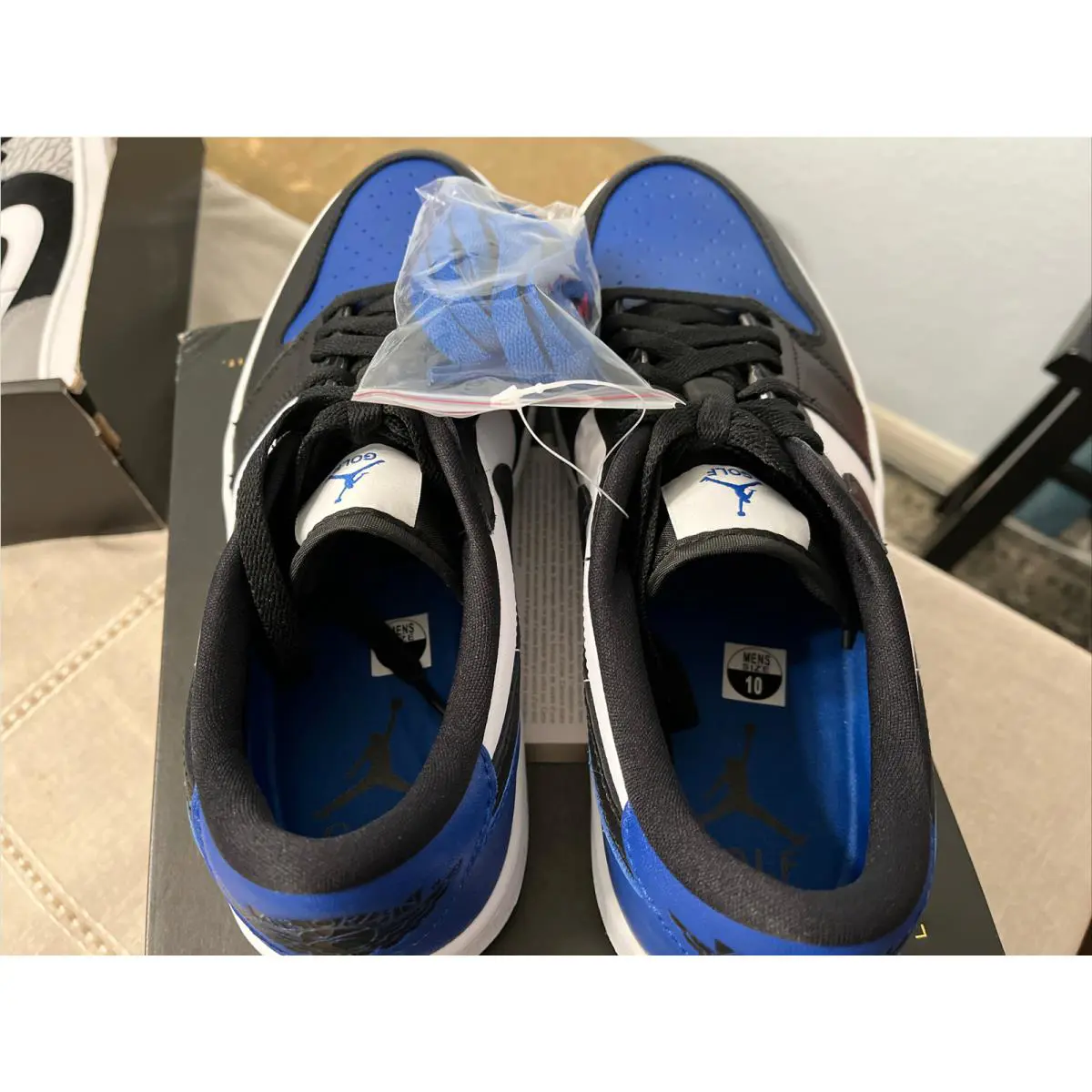 Nike shoes - Air Jordan 1 Low Golf - DD9315 102 - White Black Sport Royal 6