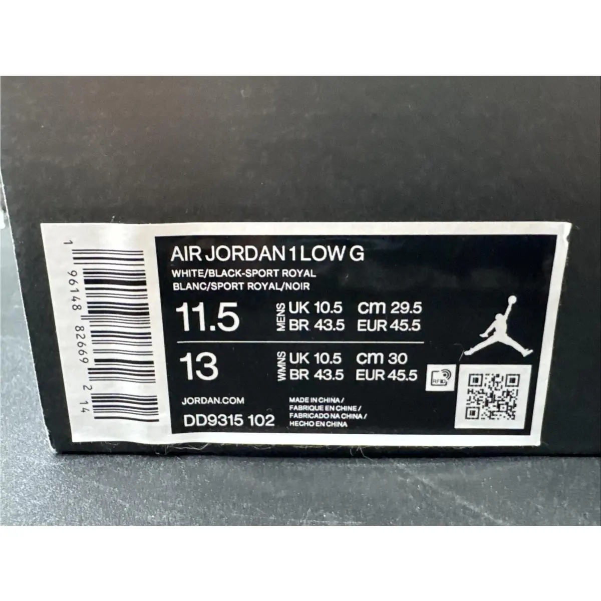 Nike shoes - Nike Air Jordan 1 - Air - DD9315102 - White (UPC: 808238158827) 11