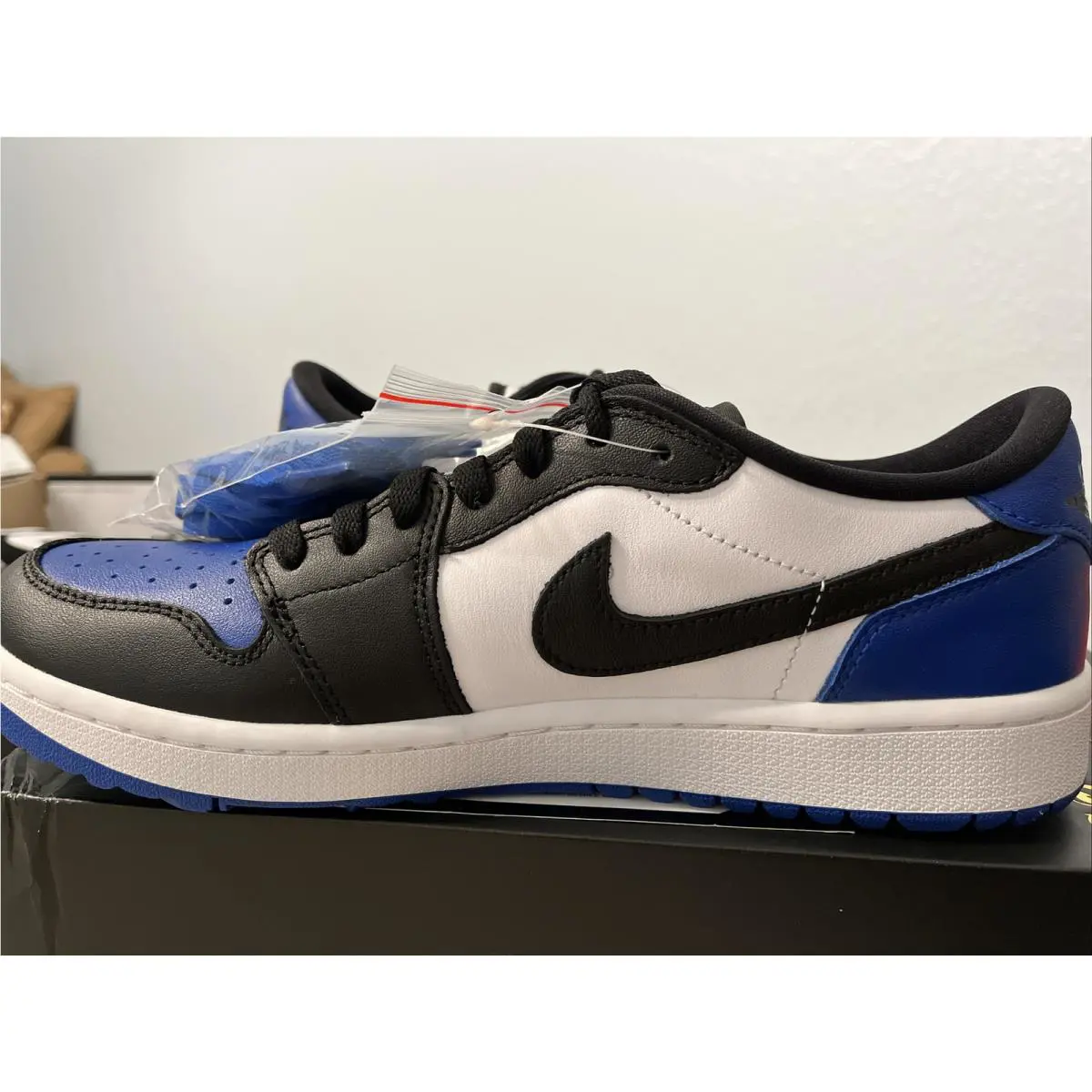 Nike shoes - Air Jordan 1 Low Golf - DD9315 102 - White Black Sport Royal 0