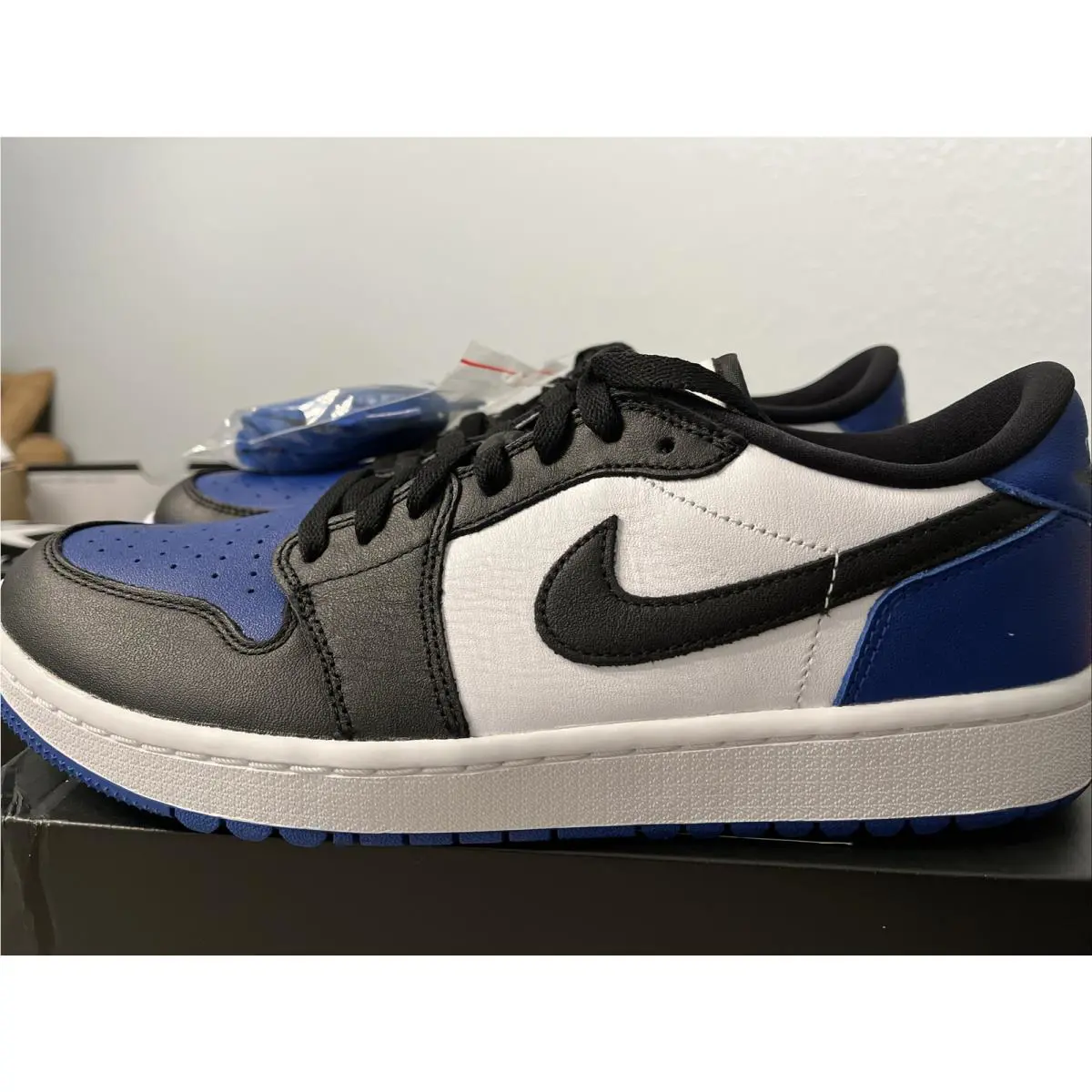 Nike shoes - Air Jordan 1 Low Golf - DD9315 102 - White Black Sport Royal 2