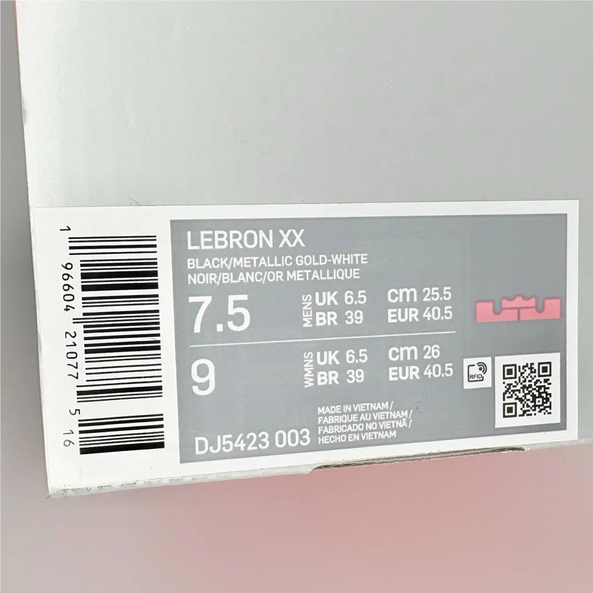 Nike shoes - Nike LeBron 20 - LeBron - DJ5423-003 - Black 6