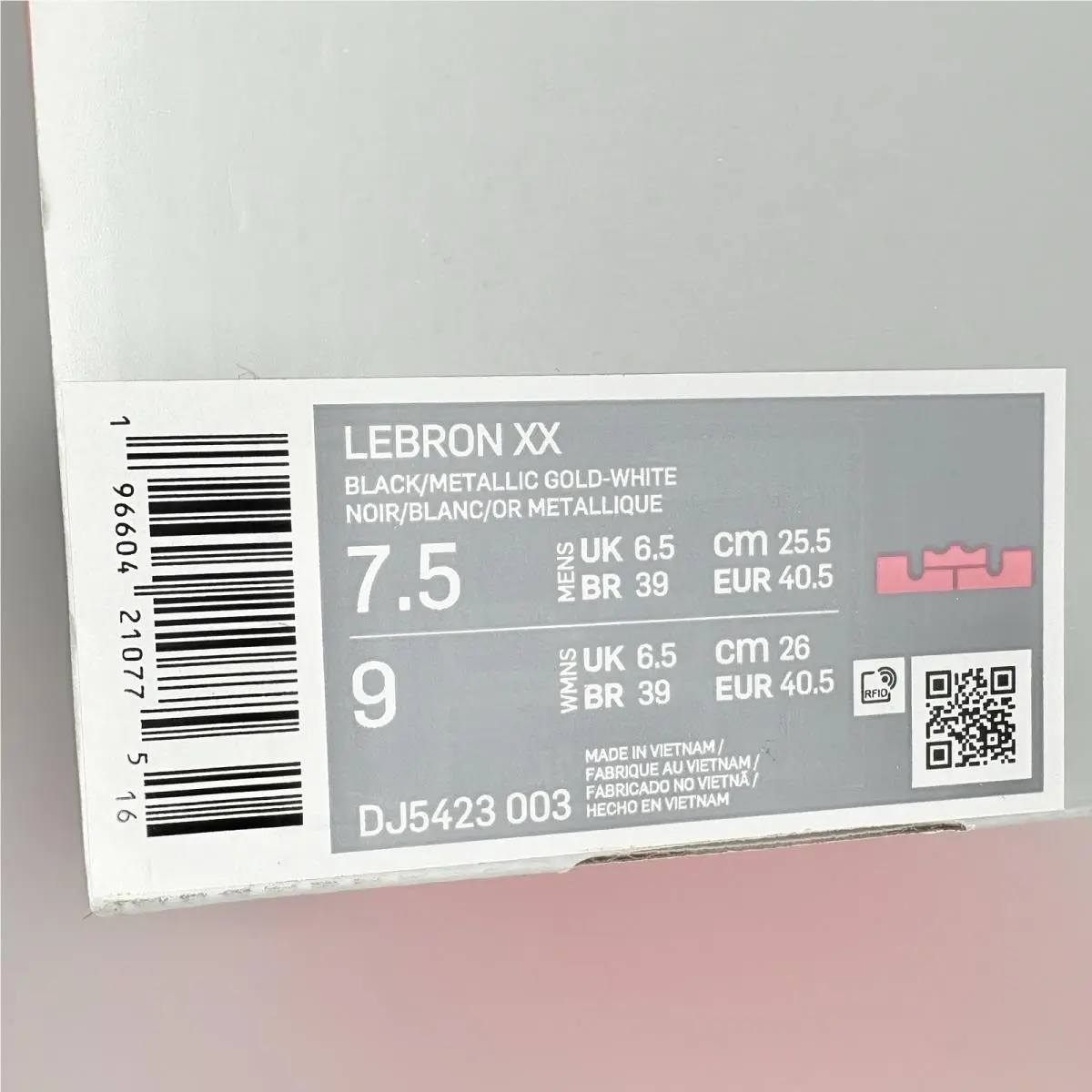 Nike shoes - Nike LeBron 20 - LeBron - DJ5423-003 - Black 6