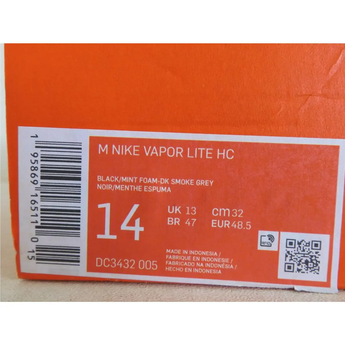 Nike shoes - Nike Vapor Lite - Vapor Lite - DC3432-005 - Black (UPC: 195869165110) 3