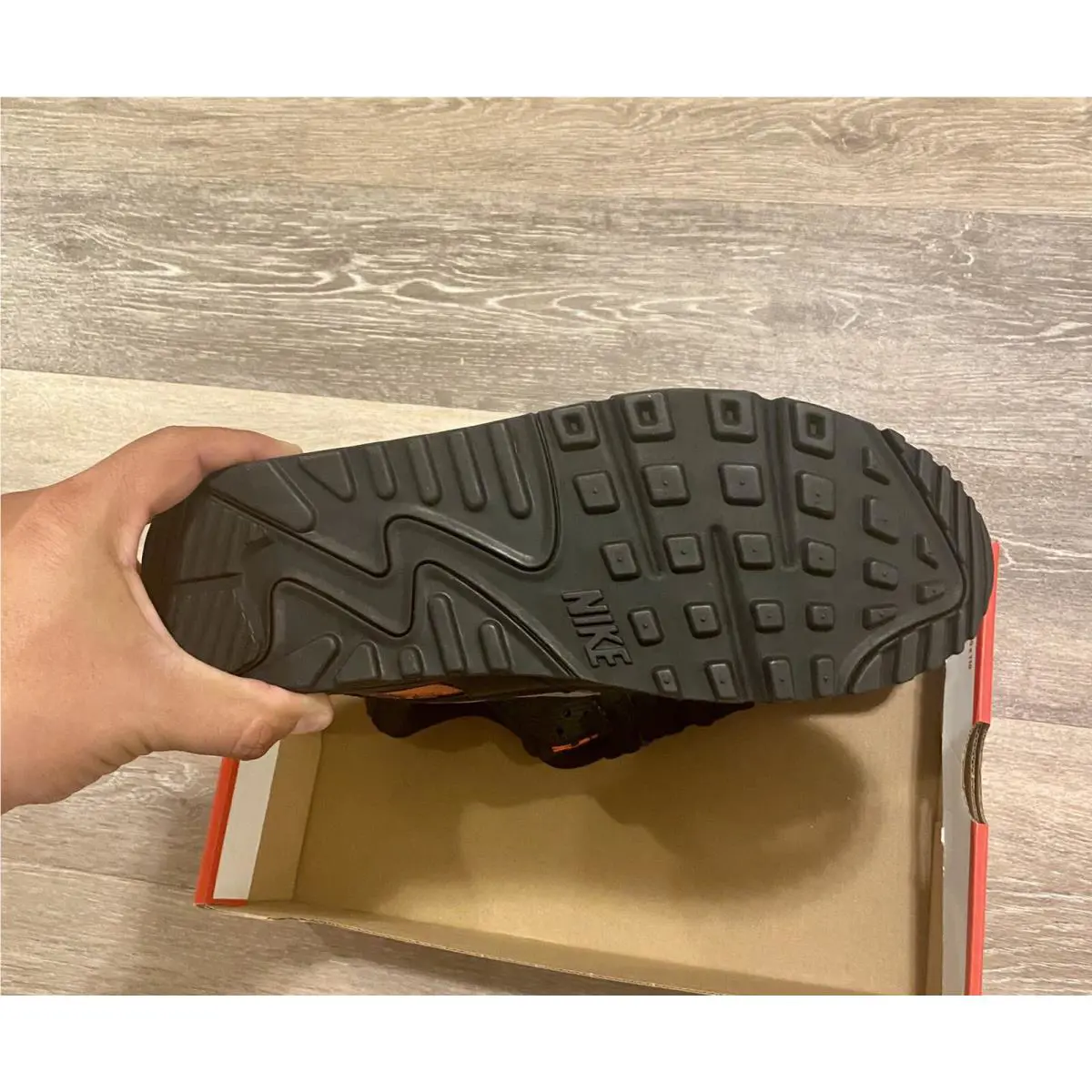 Nike shoes - Nike Air Max 90 - Air Max - DJ6881-001 - Black-Reflective Silver-Orange (UPC: 194958386320) 9