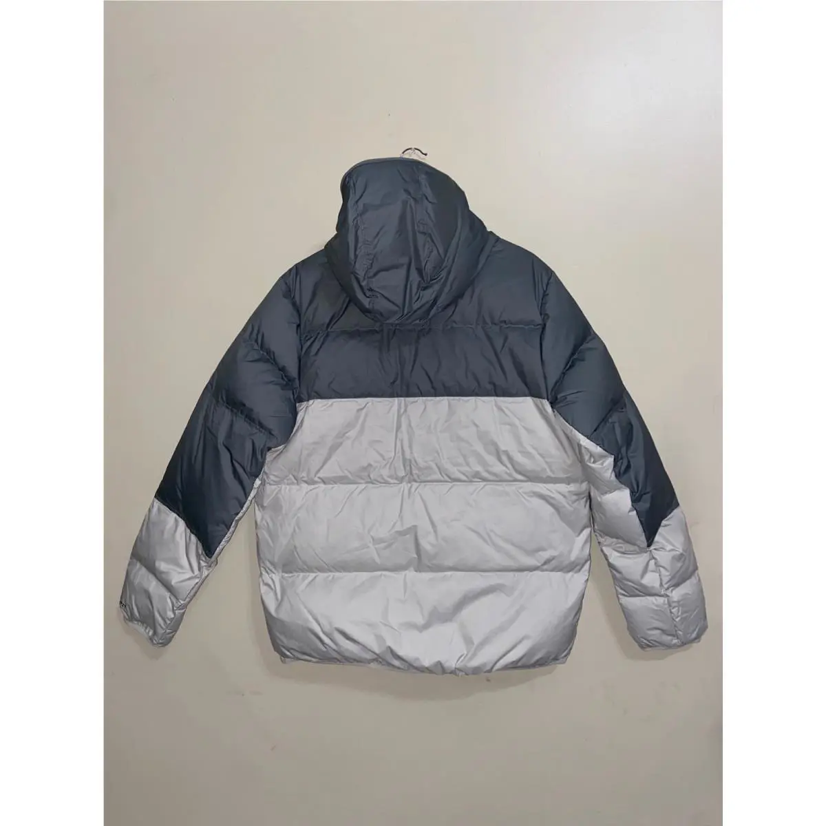 Nike clothing - Nike Sportswear Storm-Fit Windrunner Down-Fill Jac - Smoke Grey/Light Bone/Sail/Sail (UPC: 195239062469) 3