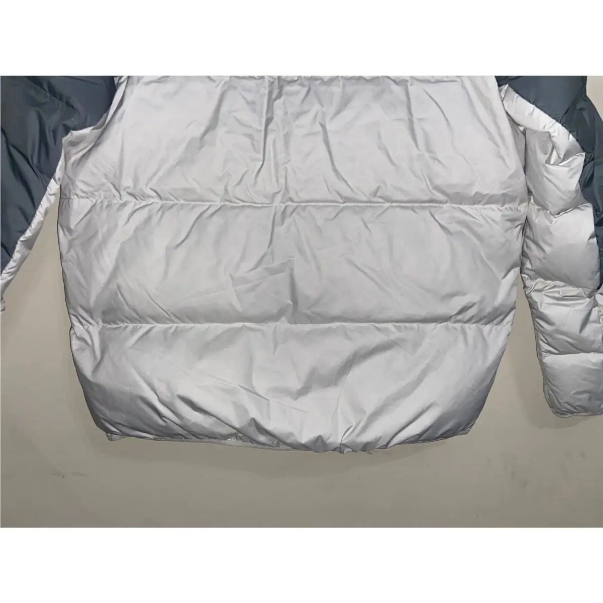 Nike clothing - Nike Sportswear Storm-Fit Windrunner Down-Fill Jac - Smoke Grey/Light Bone/Sail/Sail (UPC: 195239062469) 5