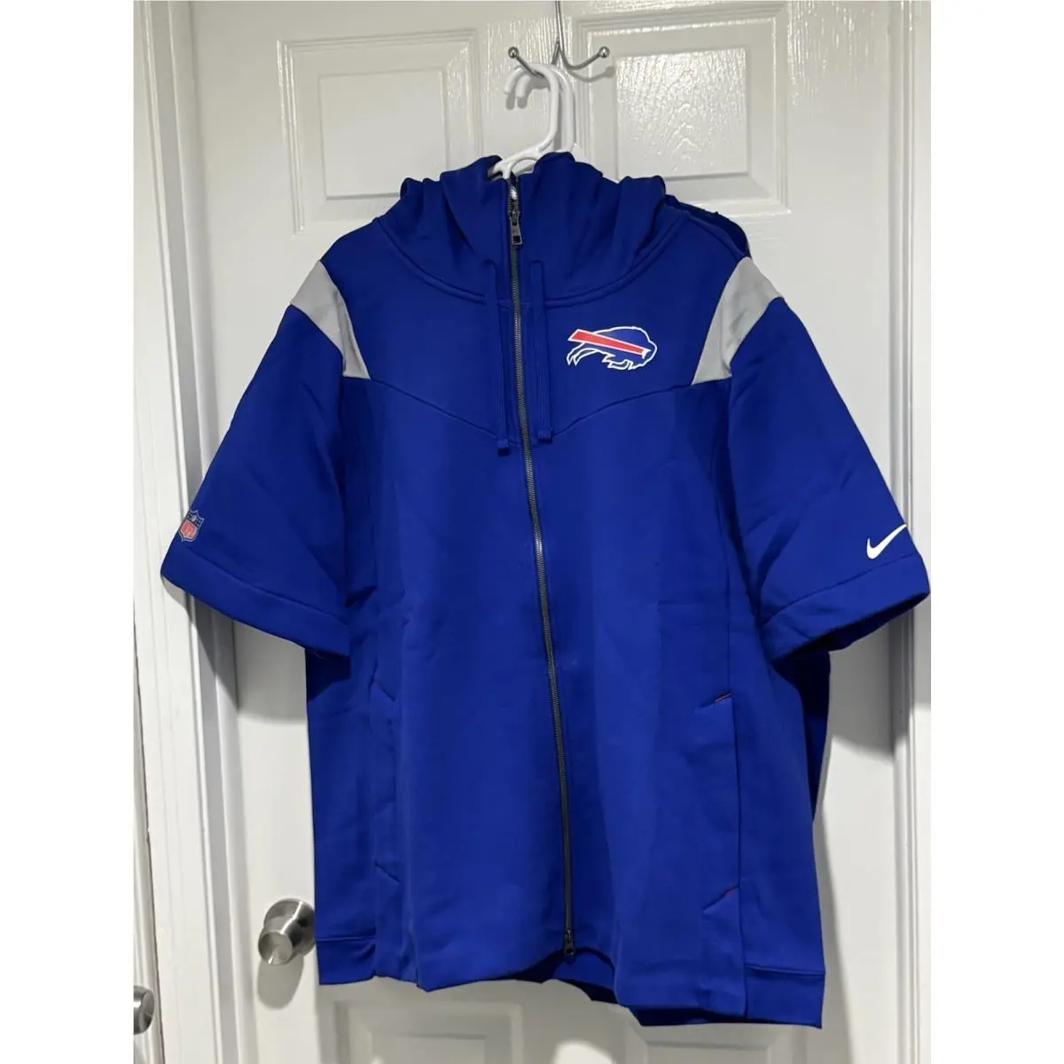 Buffalo Bills Men’s Nike Pro Heavyweight Short Sleeve Hoodie Nfl On Field 3XL