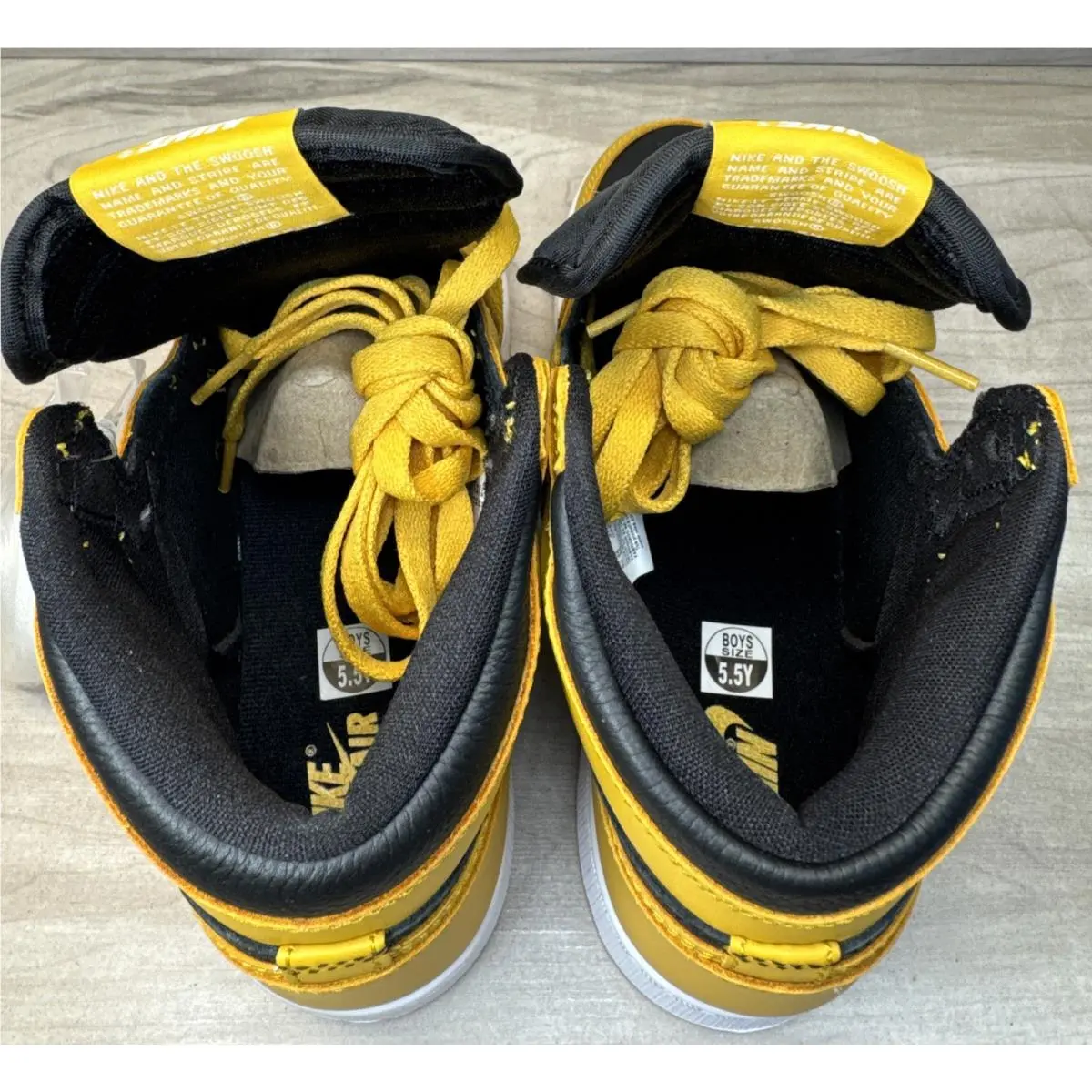 Nike shoes - Pollen OG - Pollen - 575441-701 - Black / Yellow (UPC: 0195238867775) 8
