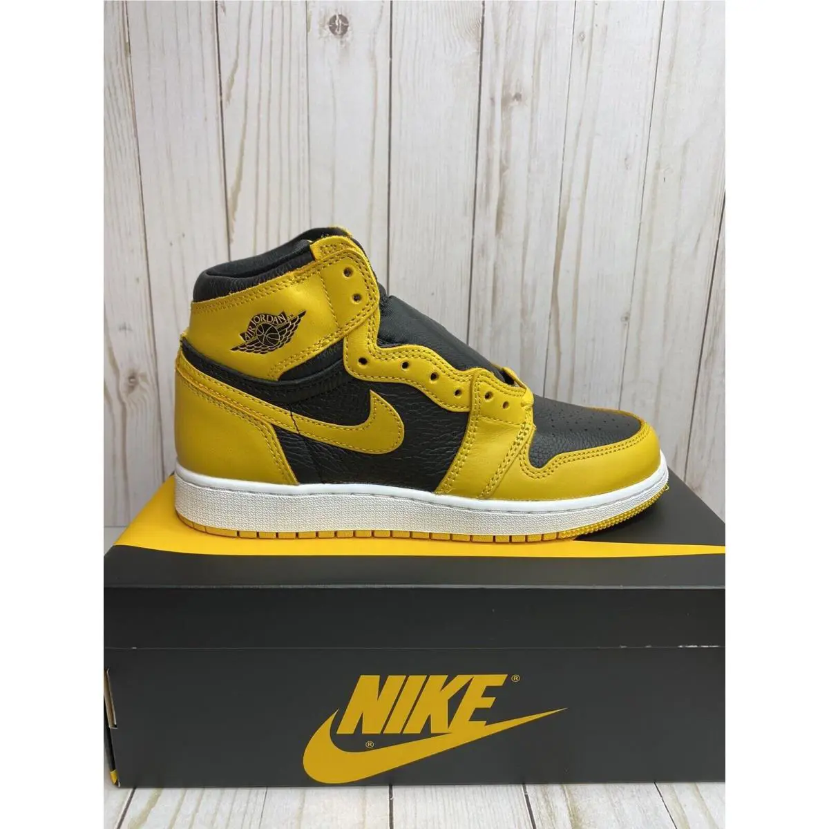Nike shoes - Nike Air Jordan 1 - Air - 575441 701 - Yellow (UPC: 195238867782) 0