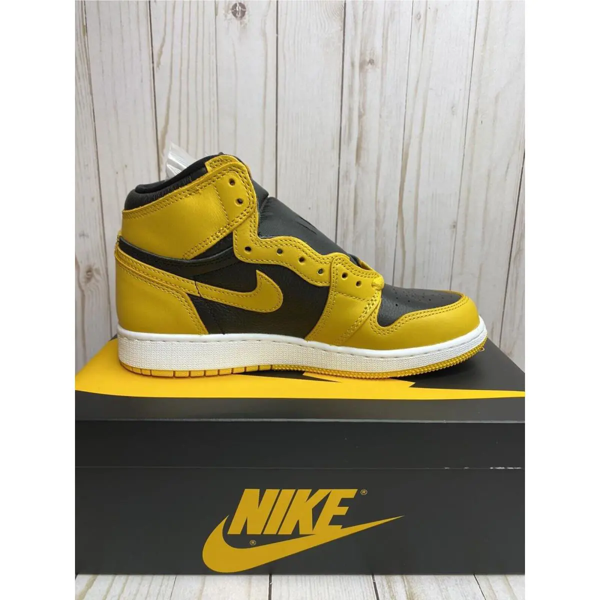 Nike shoes - Nike Air Jordan 1 - Air - 575441 701 - Yellow (UPC: 195238867782) 5