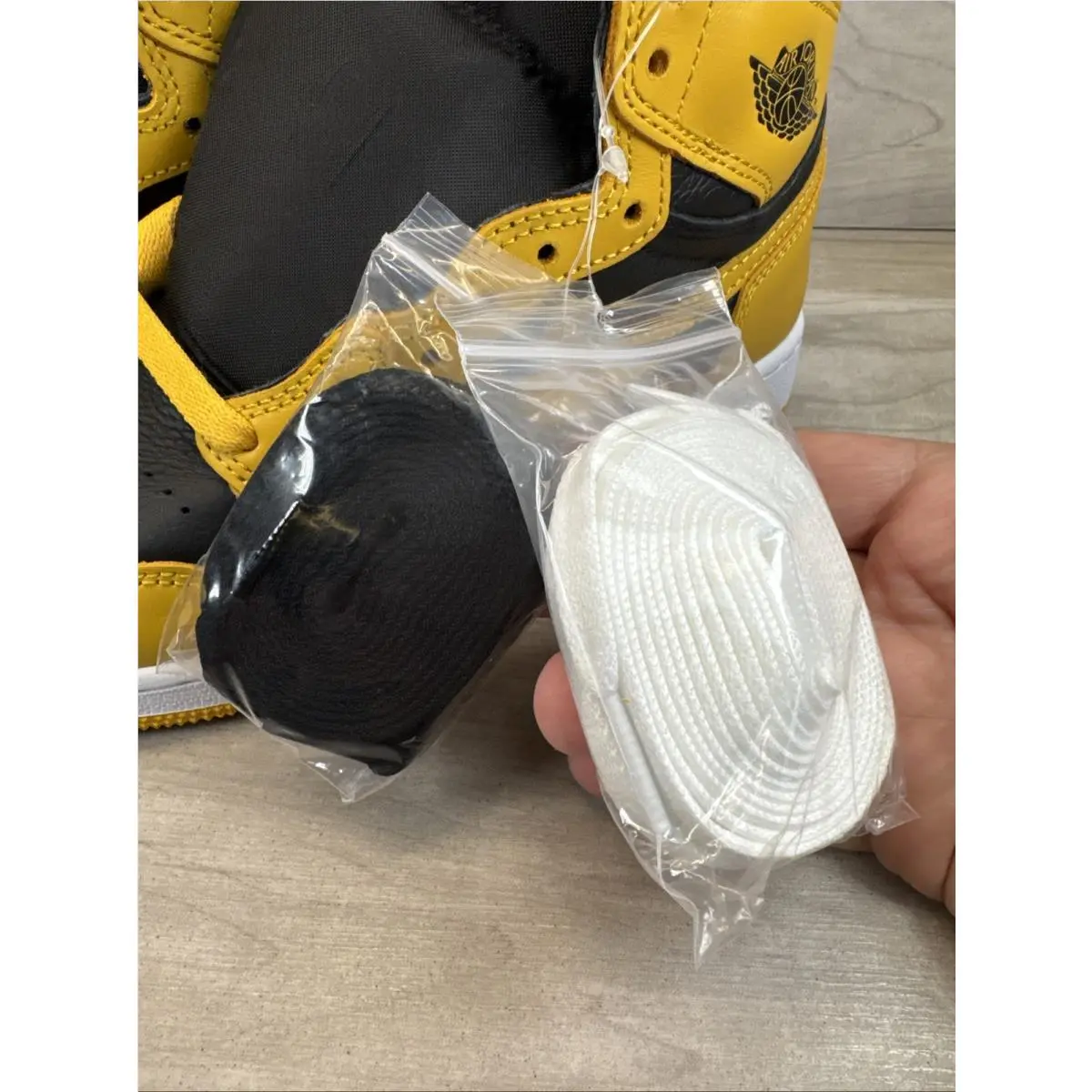 Nike shoes - Pollen OG - Pollen - 575441-701 - Black / Yellow (UPC: 0195238867775) 14