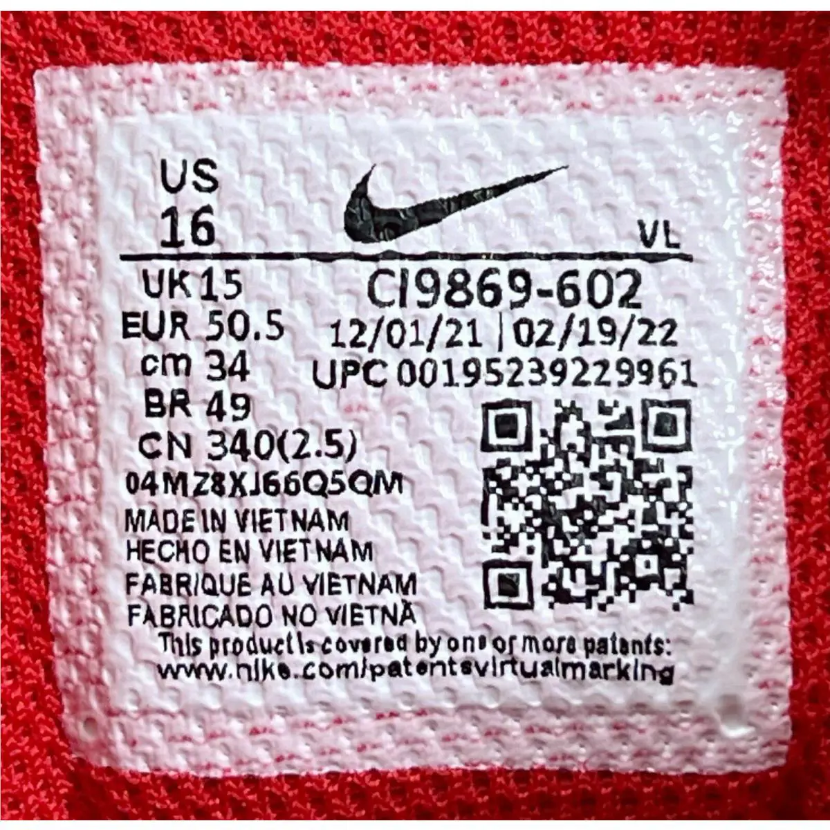 Nike shoes - Nike Force Savage - Force Savage - CI9869-602 - Red (UPC: 00195239229961) 7