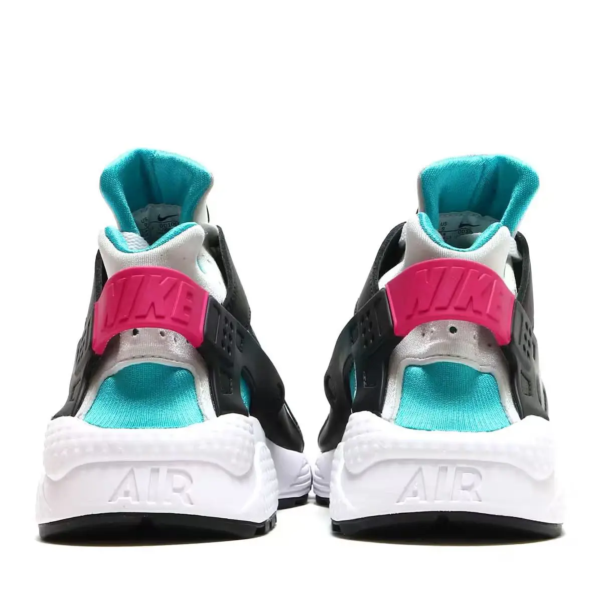 Nike shoes - BLACK/LETHAL PINK-NEW EMERALD 7
