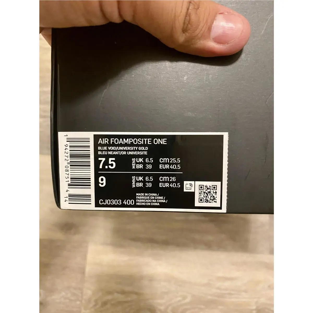 Nike shoes - Nike Air Foamposite - Air Foamposite - CJ0303-400 - Orange (UPC: 0194272087514) 10