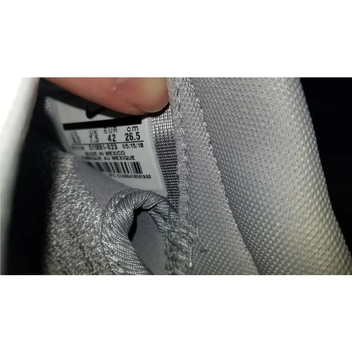 Nike shoes - Nike Roshe - Roshe - 511881-023 - Gray (UPC: 0888408082015) 9