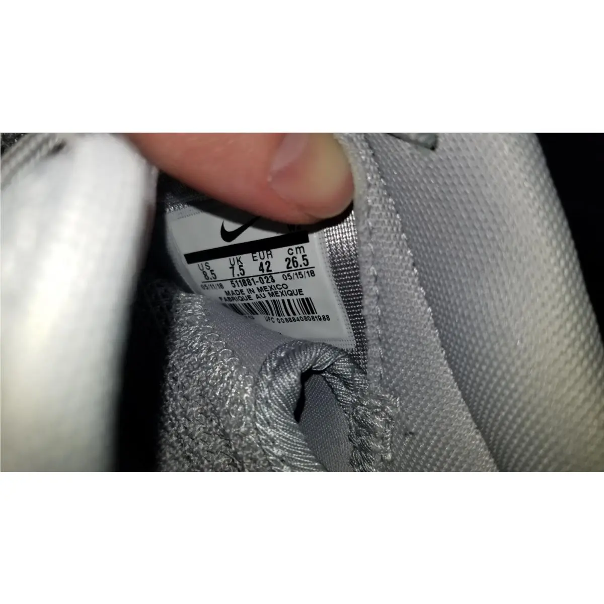 Nike shoes - Nike Roshe - Roshe - 511881-023 - Gray (UPC: 0888408082015) 10