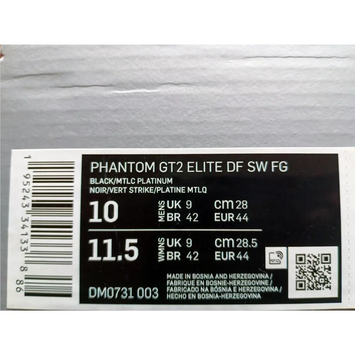 Nike shoes - NIKE PHANTOM GT2 - PHANTOM - DM0731-003 - Black (UPC: 195243341338) 4