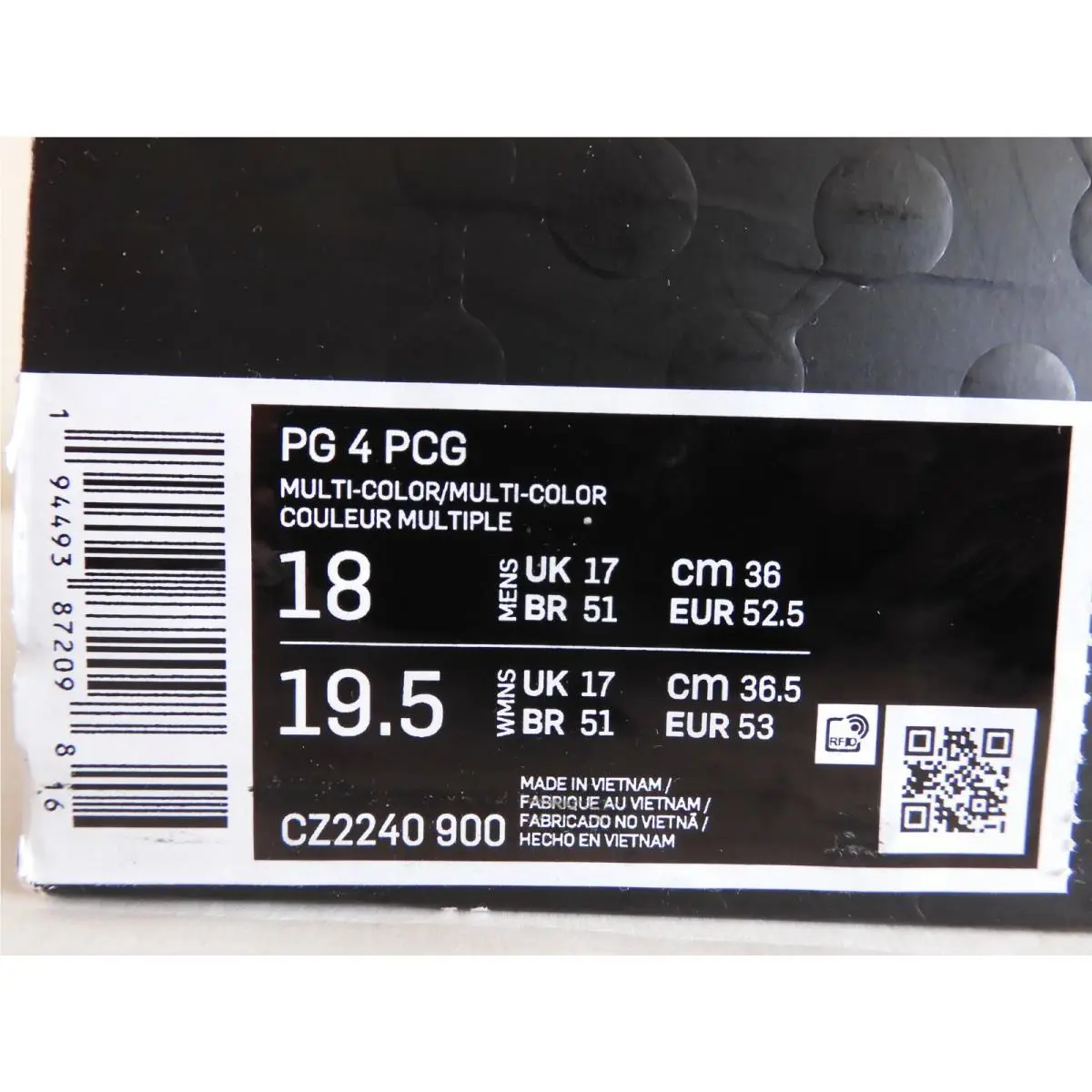 Nike shoes - Nike Pg 4 - Multicolor (UPC: 194493872098) 3