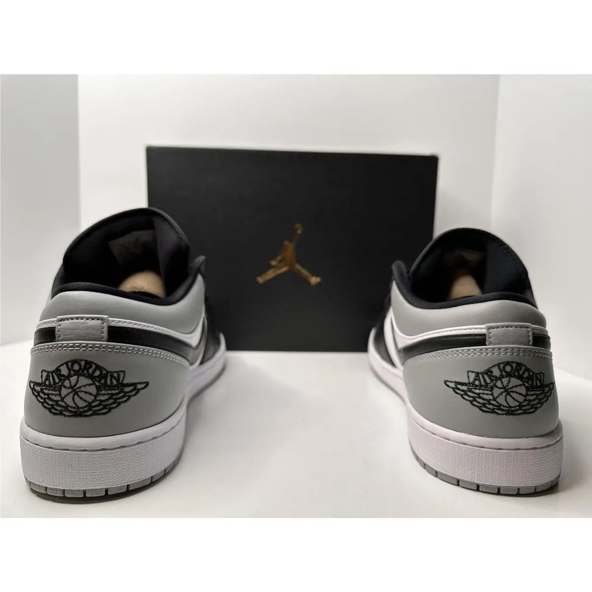 Nike shoes - Air Jordan 1 Low - Air Low - 553558-052 - Light Smoke Grey Black White 2