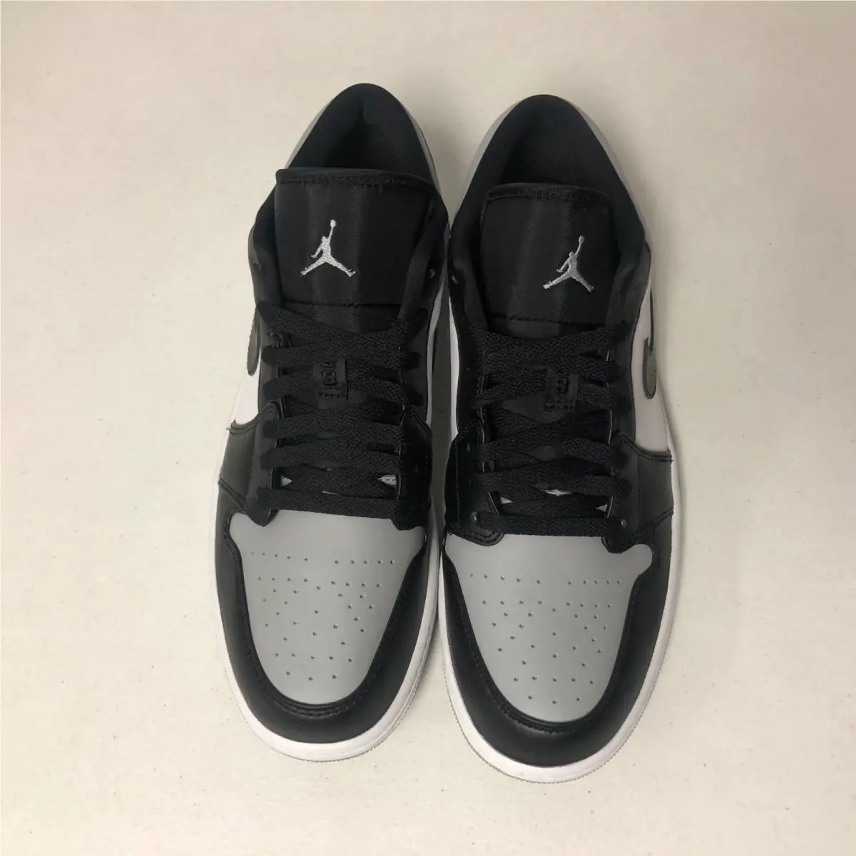 Nike shoes - Air Jordan 1 Low - Air Low - 553558-052 - Lt Smoke Grey/Black-White (UPC: 195866401334) 1