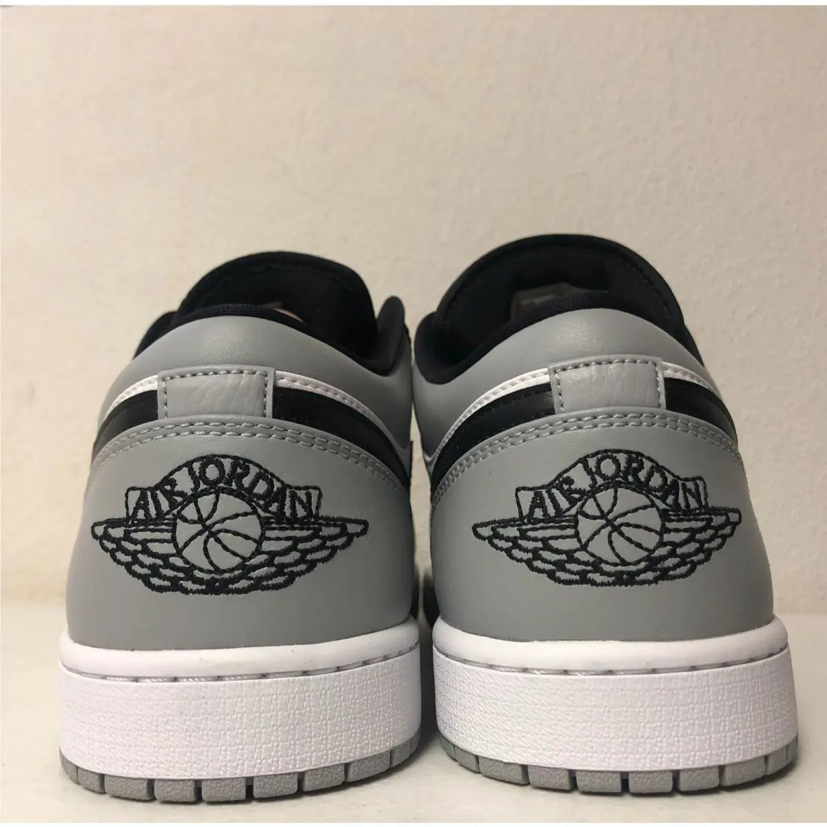Nike shoes - Air Jordan 1 Low - Air Low - 553558-052 - Lt Smoke Grey/Black-White (UPC: 195866401334) 3