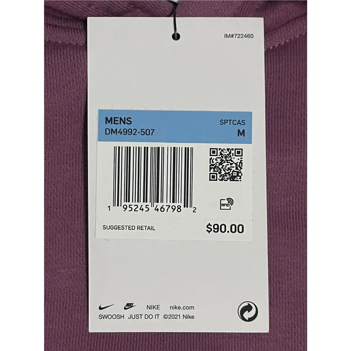 Nike clothing - DM4992-507 - DM4992-507 - Purple/Multicolor (UPC: 0195245467982) 4