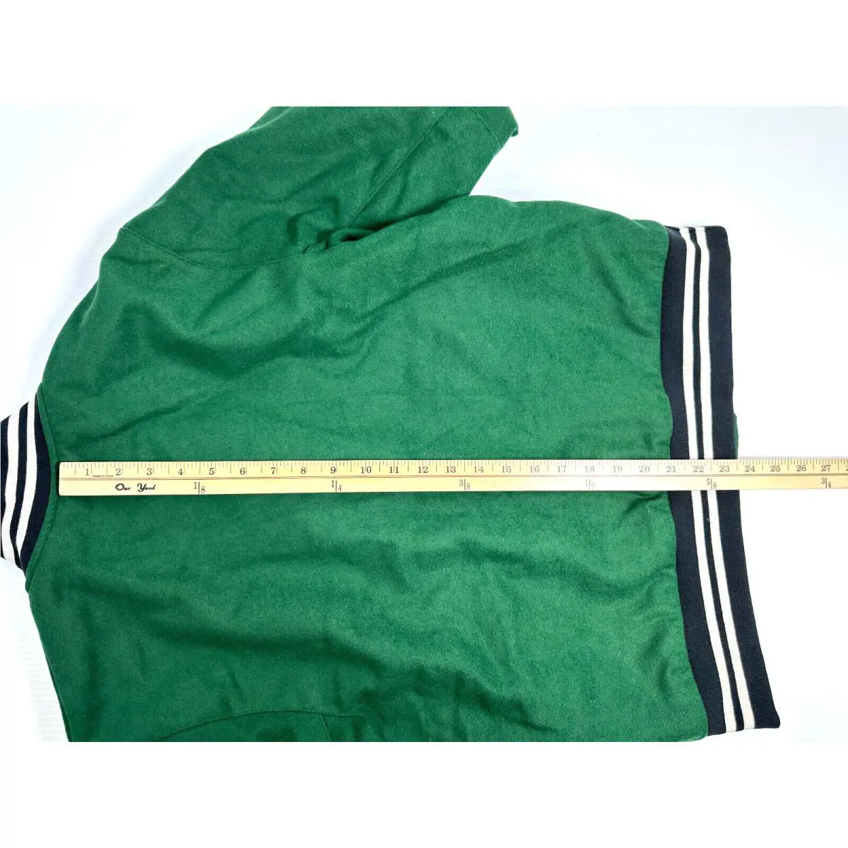 Nike clothing - Sportwear Authentics Varsity Jacket - Sportwear Authentics Varsity Jacket - DQ5010341 - Green (UPC: 195871977374) 9