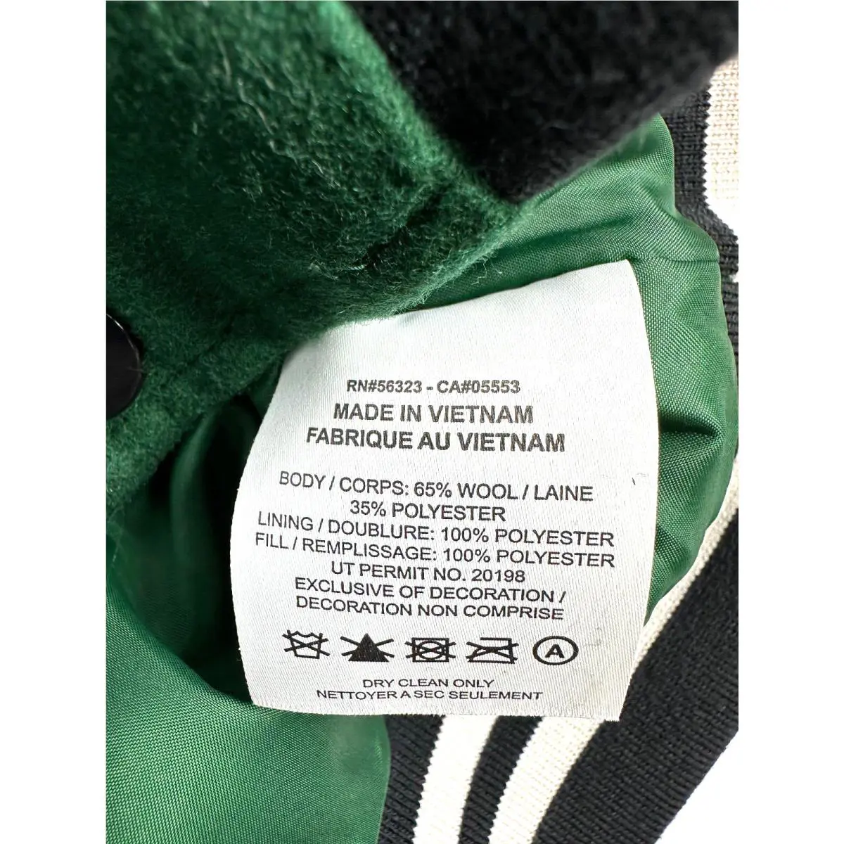 Nike clothing - Sportwear Authentics Varsity Jacket - Sportwear Authentics Varsity Jacket - DQ5010341 - Green (UPC: 195871977374) 13