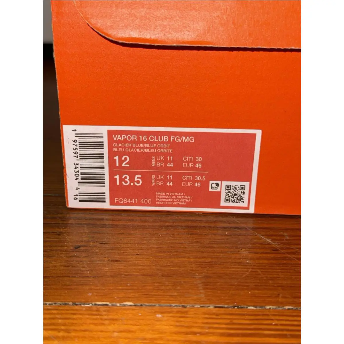 Nike shoes - Nike Vapor - Vapor - Blue (UPC: 0197597343044) 3