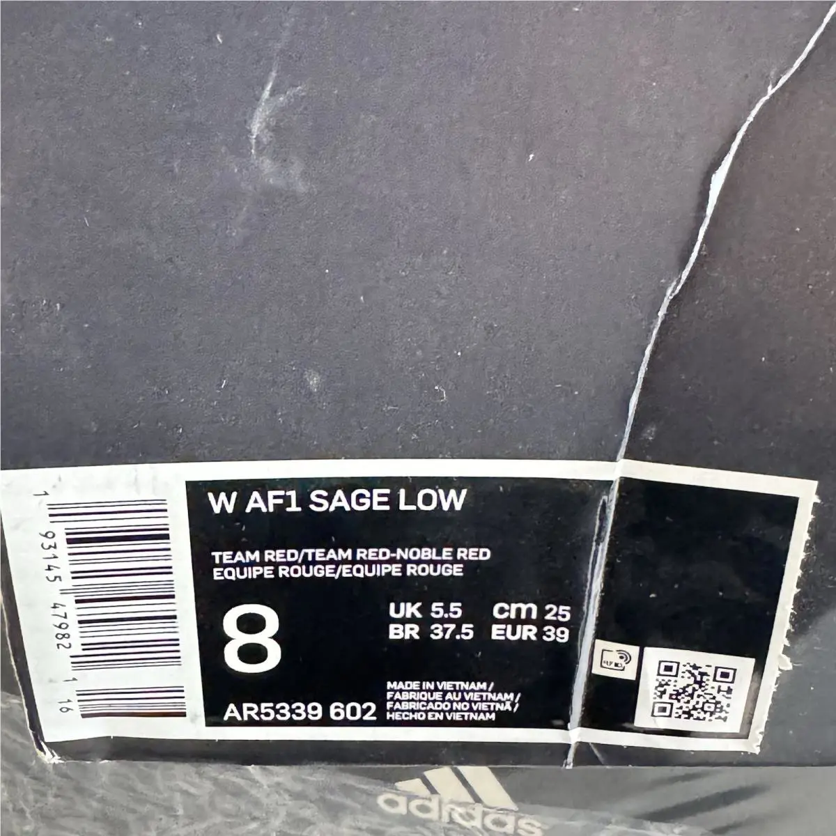 Nike shoes - Nike Air Force 1 - Air Force - AR5339-602 - Red 7
