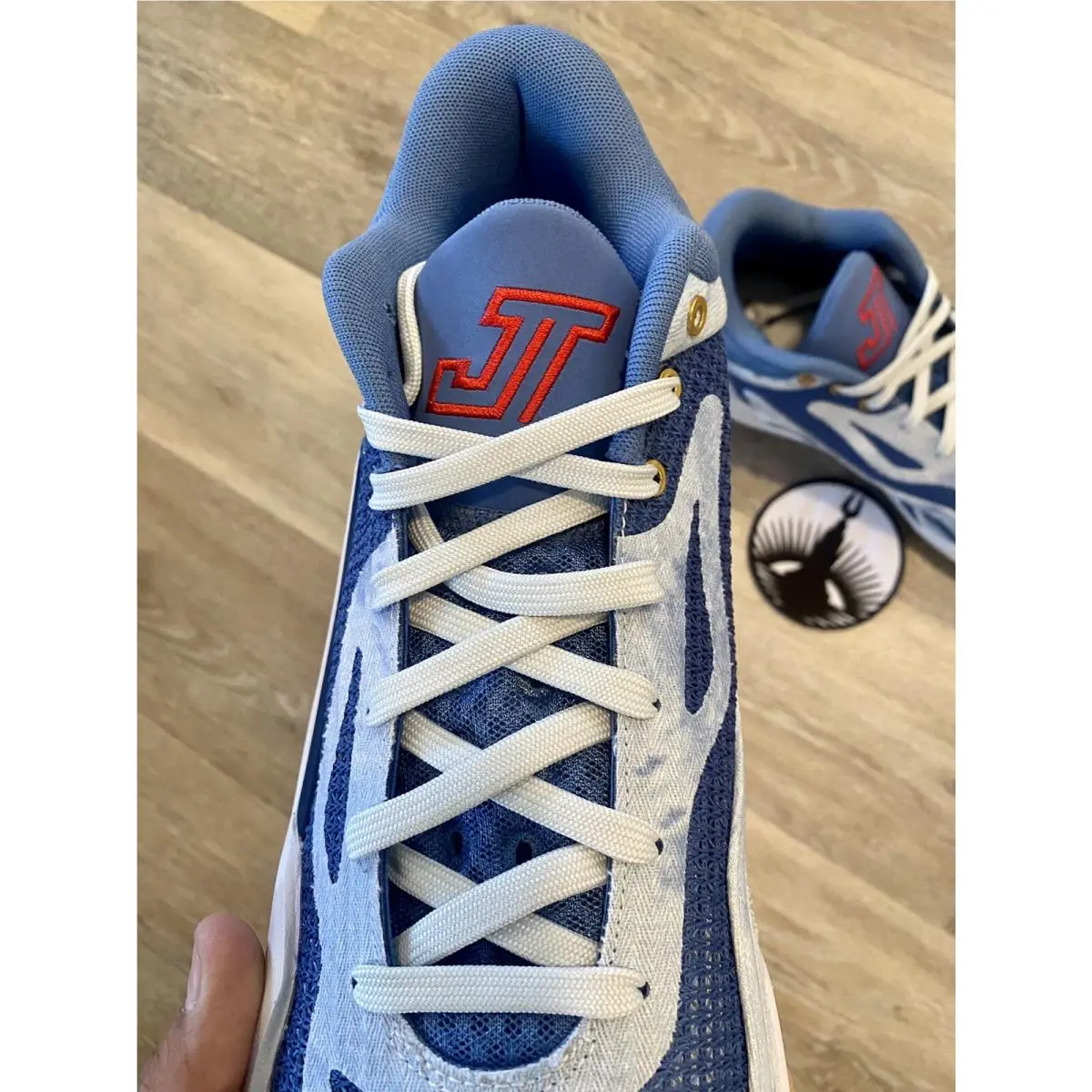 Nike shoes - Jordan Tatum 1 - Tatum - DZ3320-400 - Stone Blue/University Red/Mystic Navy (UPC: 196608267812) 6